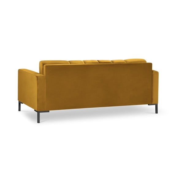 Żółta aksamitna sofa Cosmopolitan Design Bali-image-3