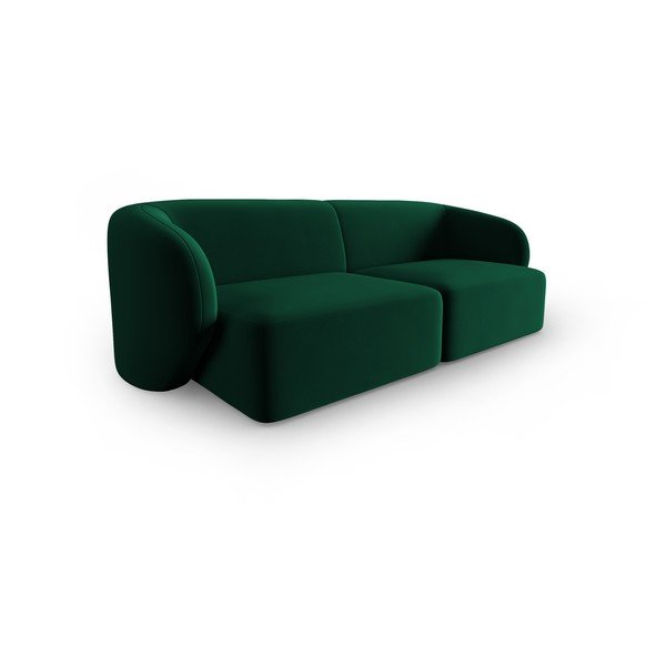 Zielona aksamitna sofa 188 cm Paolo – Milo Casa-image-2