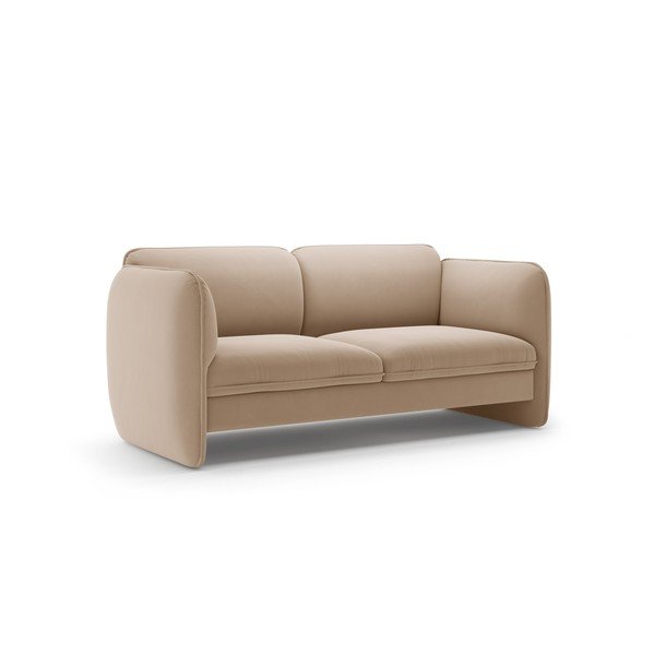 Brązowa aksamitna sofa 168 cm Georgia – Micadoni -image-2