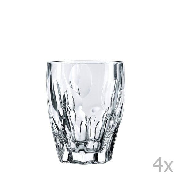 Komplet 4 szklanek do whisky ze szkła kryształowego Nachtmann Sphere, 300 ml