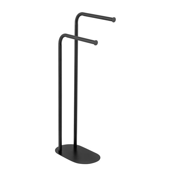 Czarny stalowy stojak na ręczniki Levante – Wenko