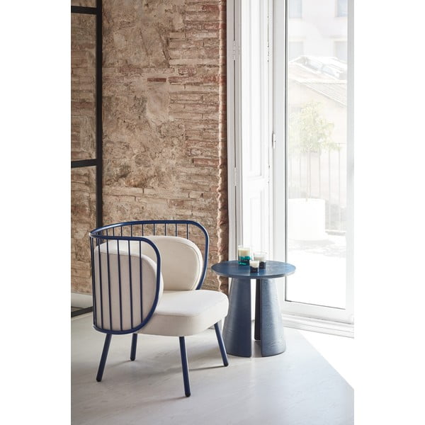 Niebieski stolik Teulat Cep, ø 50 cm-image-1