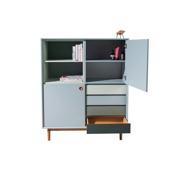 Jasnozielona komoda Tom Tailor Color Box, 114x137 cm-image-2