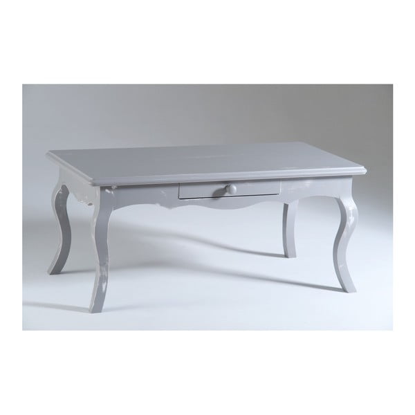 Biały stolik drewniany z szufladą Castagnetti Critelle
