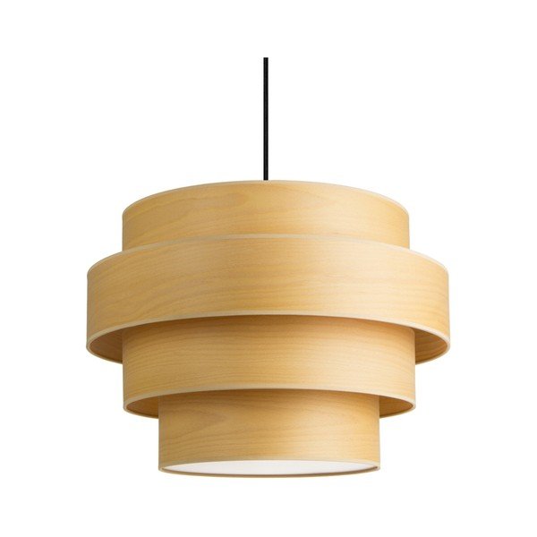 Lampa wisząca w kolorze drewna bukowego Sotto Luce TSURI Elen, Ø 50 cm-image-4