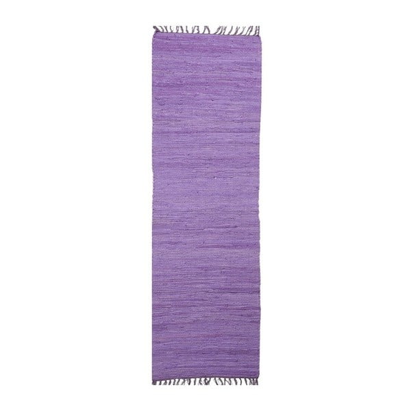 Chodnik bawełniany tkany ręcznie Webtappeti Viola, 55 x 170 cm