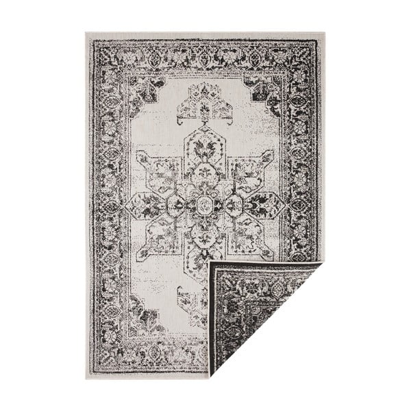 Czarno-kremowy dywan odpowiedni na zewnątrz NORTHRUGS Borbon, 200x290 cm