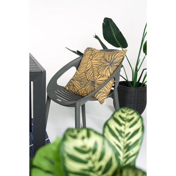 Szary zestaw mebli ogrodowych z 6 krzesłami Le Bonom Joanna Thor-image-3