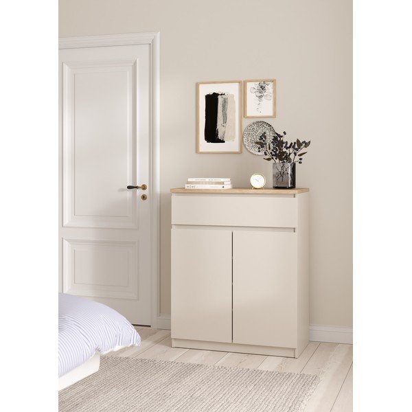 Kremowa komoda 80x100x40 cm Naia – Tvilum-image-1
