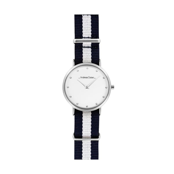 Zegarek damski z niebiesko-białym paskiem Andreas Östen Zuella