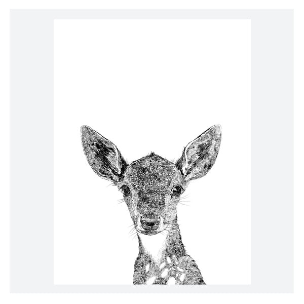 Plakat Darcy The Deer, 30x40 cm