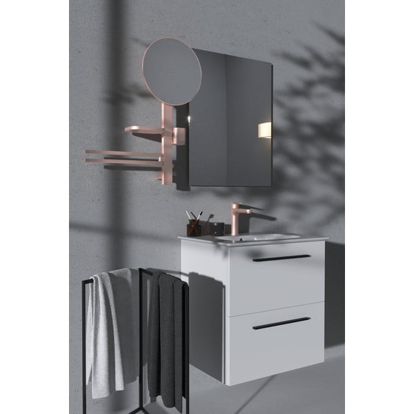 Lustro z półką/z wieszakiem ścienne ø 33 cm ALU+ – Ideal Standard-image-2