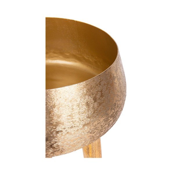 Metalowe ręcznie wykonane osłonki na doniczki zestaw 3 szt. ø 37,5 cm Varanasi – Bizzotto-image-3