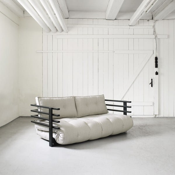 Sofa rozkładana Karup Funk Black/Natural