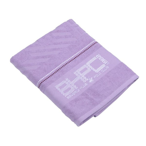 Ręcznik bawełniany BHPC 80x150 cm, pastelowy fioletowy