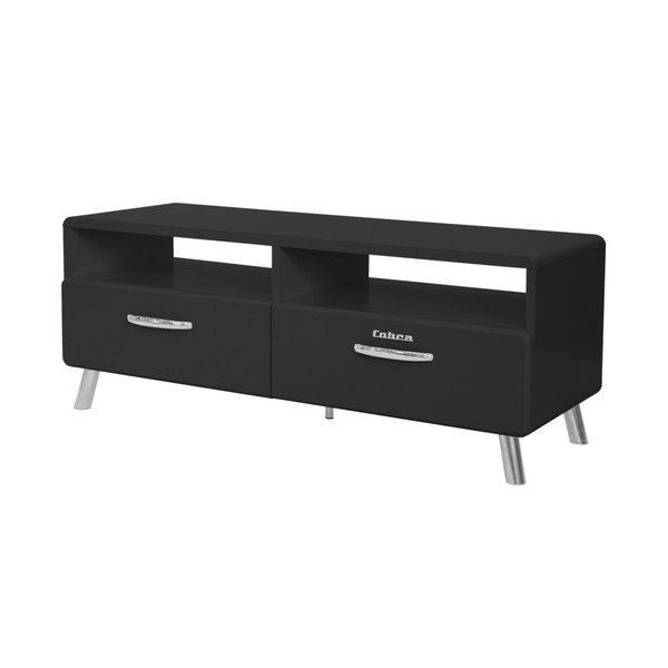 Czarna szafka pod TV Tenzo Cobra, szer. 118 cm-image-2