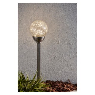 Solarna lampa ogrodowa LED Star Trading Glory, wys. 45 cm