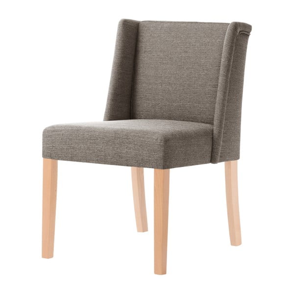 Brązowe krzesło z brązowymi nogami Ted Lapidus Maison Zeste