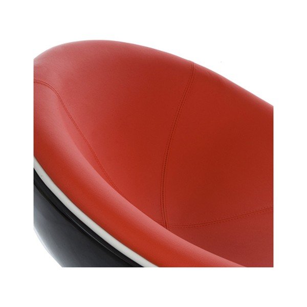 Czerwony fotel obrotowy Kokoon Sphere-image-1