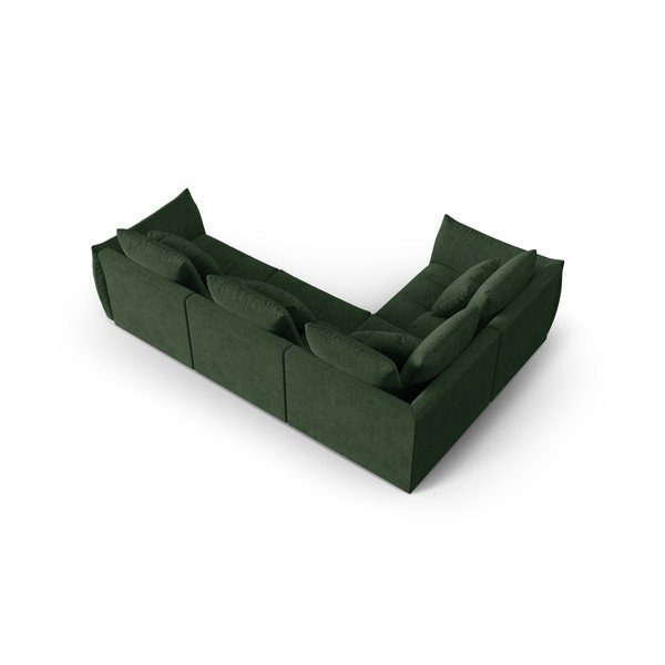 Ciemnozielony narożnik (lewostronny/w kształcie litery L) Bloom – Micadoni Home-image-3