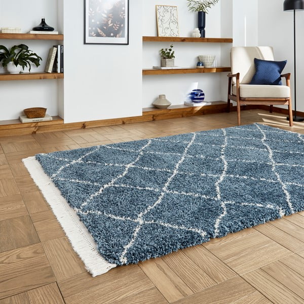 Niebieski dywan 160x230 cm Boho – Think Rugs-image-2