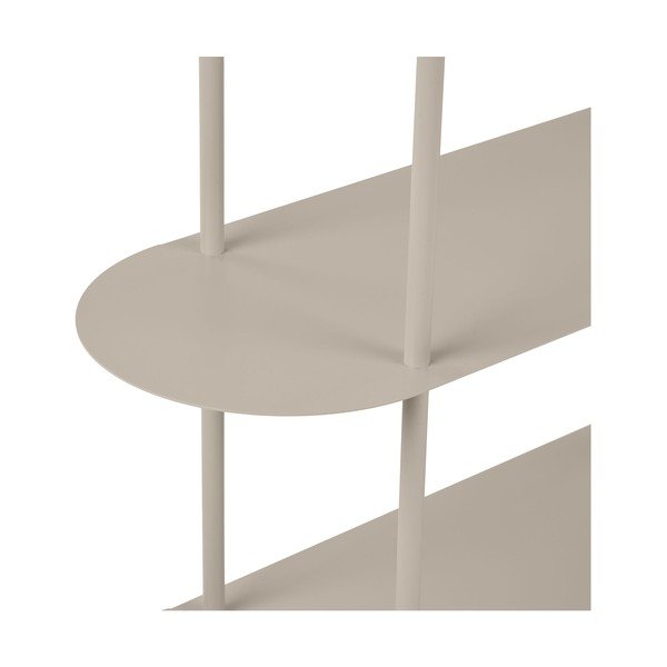 Beżowy metalowy regał 90x150x31 cm Rieti – House Nordic-image-3