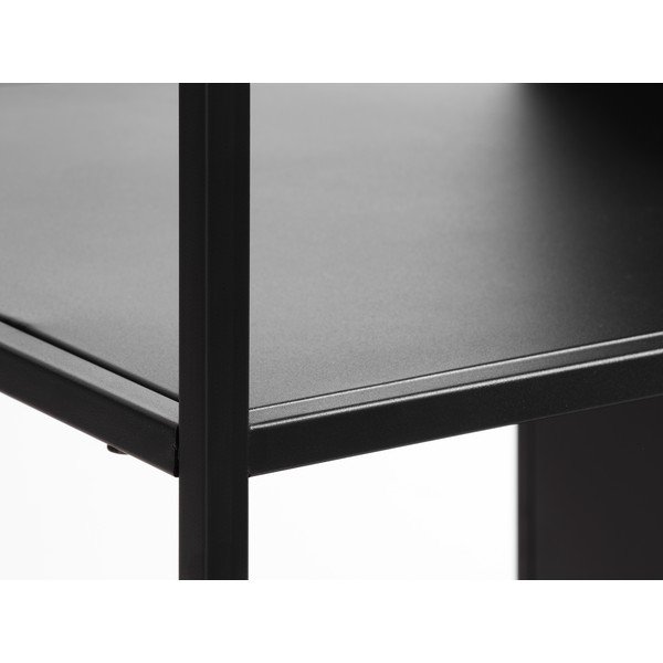 Czarny metalowy regał 90x180 cm Malibu – Unique Furniture-image-4