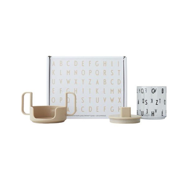 Beżowy kubek dla dzieci Design Letters Grow With Your Cup-image-2