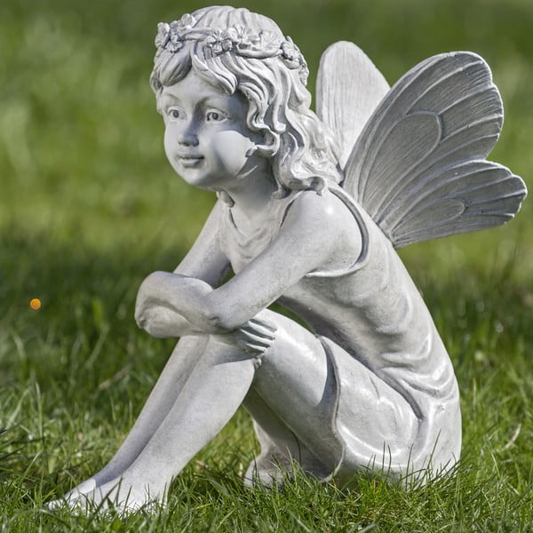 Dekoracja ogrodowa w kształcie anioła Boltze, wys. 37 cm