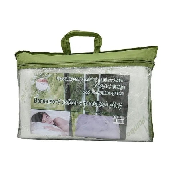 Poduszka ortopedyczna wypełniona pianką pamięciową 58x38 cm – JAHU collections-image-2