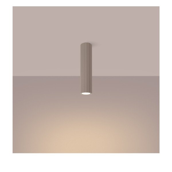 Szarobrązowa metalowa lampa punktowa Gleam – Sollux-image-1