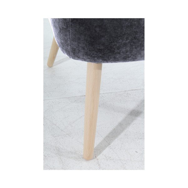 Antracytowy fotel Max Winzer Sari Velur-image-4