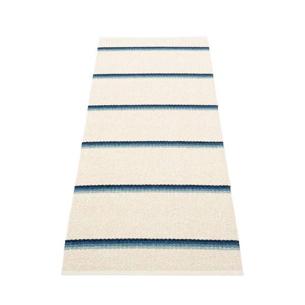 Niebiesko-kremowy chodnik odpowiedni na zewnątrz 70x180 cm Olle Blue Vanilla – Pappelina