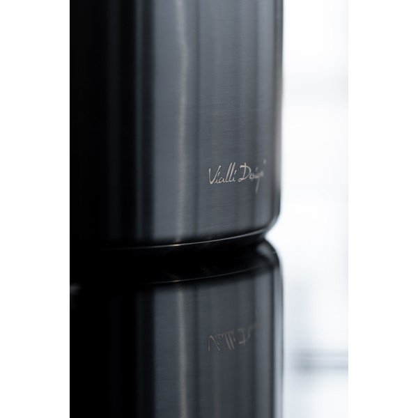 Czarny czajnik z gwizdkiem Vialli Design Diamante, 1,5 l-image-2