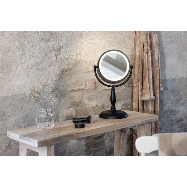Lampa stołowa w kolorze matowej czerni ze szklanym kloszem (wysokość 36 cm) Face – Markslöjd-image-4
