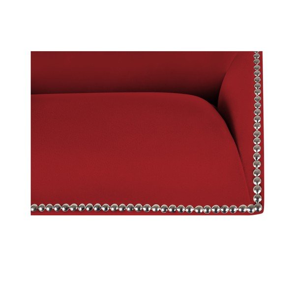 Czerwony fotel Micadoni Home Cesar-image-2