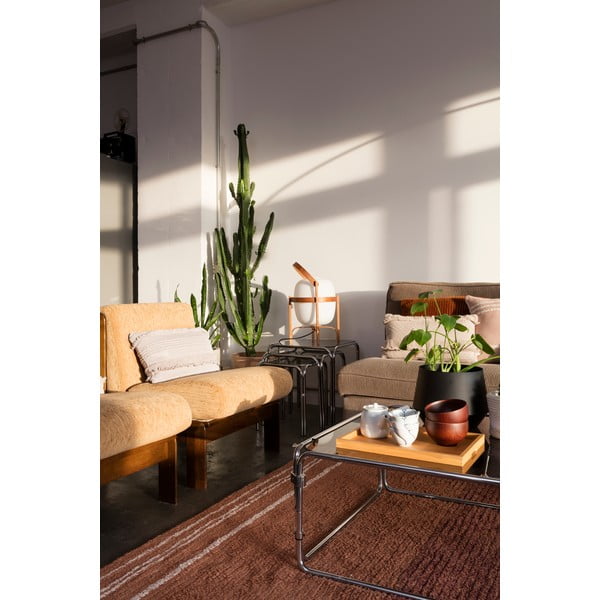 Ceglasty bawełniany dywan 170x240 cm Twin Toffee – Lorena Canals-image-4