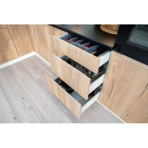 Kuchnia w kształcie L z blatem (bez usługi montażu) 170–180 cm Nico – STOLKAR-image-1