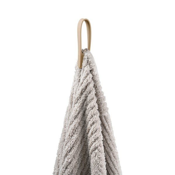 Beżowe klipsy do wieszania ręczników zestaw 2 szt. bez wiercenia Loop – Zone-image-1