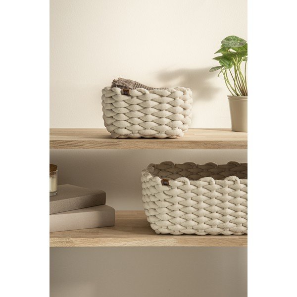 Tekstylny koszyk 20x15x11 cm Peach Skin S – Bigso-image-3