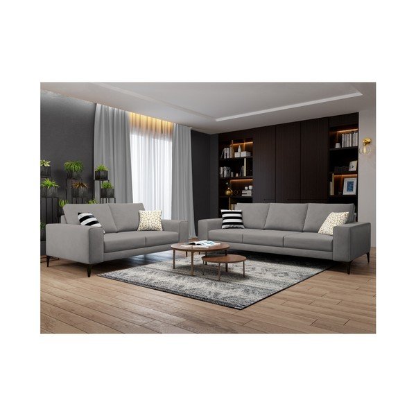 Szara sofa Cosmopolitan Design Lugano, 239 cm-image-3
