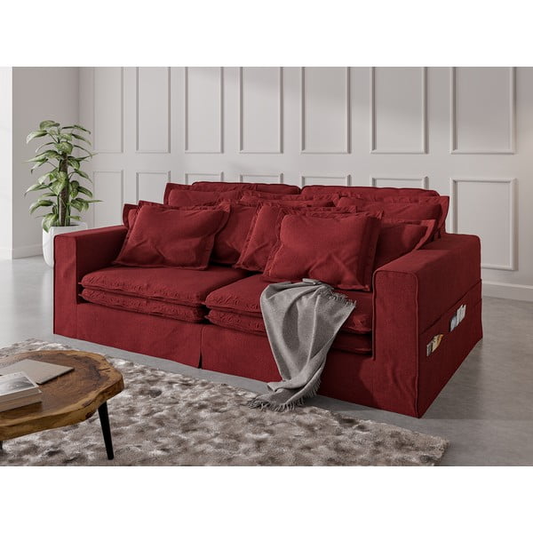 Czerwona sofa 236 cm Nora – Ropez-image-3