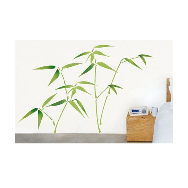 Naklejka na ścianę Liście bambusowe