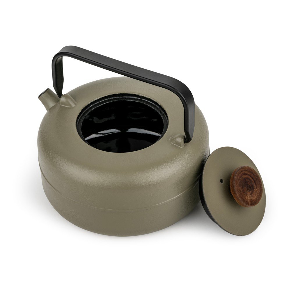 Żeliwny dzbanek do herbaty z sitkiem w kolorze khaki 750 ml Henan – Bredemeijer (zdjęcie 6)