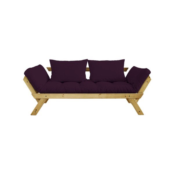 Sofa rozkładana Karup Bebop Honey/Purple Plum-image-4