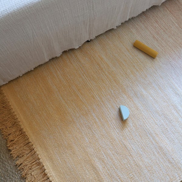 Pomarańczowo-różowy dywan odpowiedni do prania 100x150 cm Kirthy – Nattiot-image-2