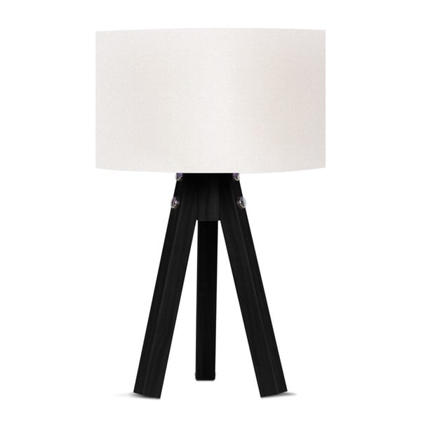 Lampa stołowa z białym abażurem Kate Louise Blackie