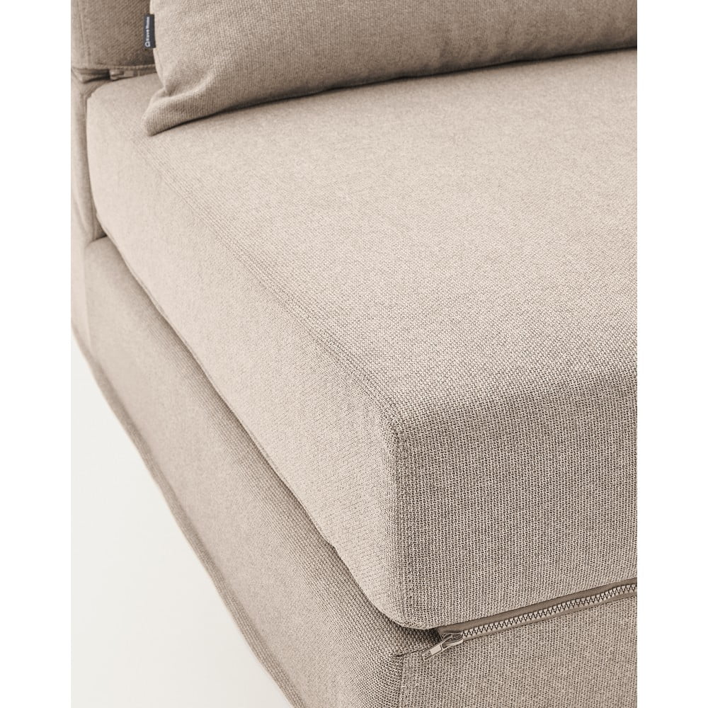 Szarobeżowy rozkładany fotel Arty – Kave Home (zdjęcie 3)