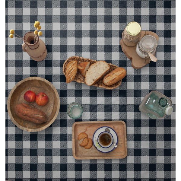 Obrus Really Nice Things Blue Vichy, 140x140 cm-image-2