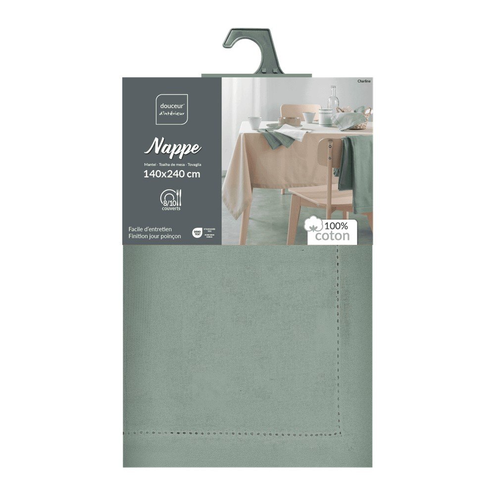 Bawełniany obrus odpowiedni do prania 140x240 cm Charline – douceur d'intérieur